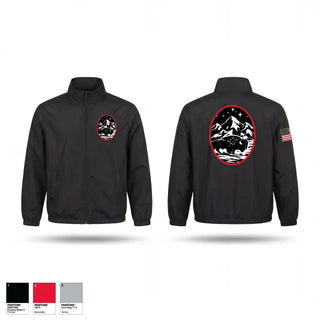 Windbreaker, Mission Operations Center, Space Force, Teamtime, Team time, sublimation, custom sports apparel, team uniforms, spirit wear, spiritwear, sports uniforms, custom shirts, team store, custom team store, fundraiser sports, apparel fundraiser