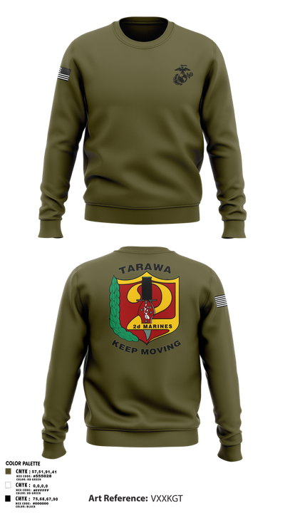 2d Reg 53277389 Crew Neck Sweatshirt - 1