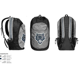Gear Bag, Eagle River Wolves, Baseball, Teamtime, Team time, sublimation, custom sports apparel, team uniforms, spirit wear, spiritwear, sports uniforms, custom shirts, team store, custom team store, fundraiser sports, apparel fundraiser