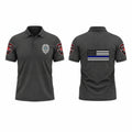 Mingo Junction Police Department Short Sleeve Performance Polo - 1