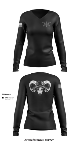 Womens Long Sleeve Vneck Shirt, 11TH CY ECT, , Teamtime, Team time, sublimation, custom sports apparel, team uniforms, spirit wear, spiritwear, sports uniforms, custom shirts, team store, custom team store, fundraiser sports, apparel fundraiser
