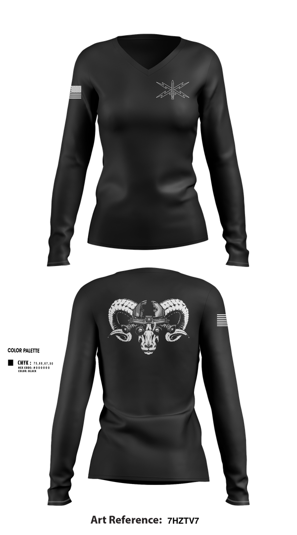 Womens Long Sleeve Vneck Shirt, 11TH CY ECT, , Teamtime, Team time, sublimation, custom sports apparel, team uniforms, spirit wear, spiritwear, sports uniforms, custom shirts, team store, custom team store, fundraiser sports, apparel fundraiser