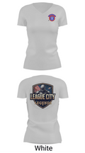 LEAGUE CITY RECRUITING 4632791 Women's Short Sleeve V-neck Shirt - 12