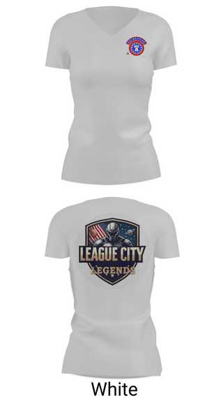 Womens Short Sleeve Vneck Shirt, LEAGUE CITY RECRUITING, Army, Teamtime, Team time, sublimation, custom sports apparel, team uniforms, spirit wear, spiritwear, sports uniforms, custom shirts, team store, custom team store, fundraiser sports, apparel fundraiser