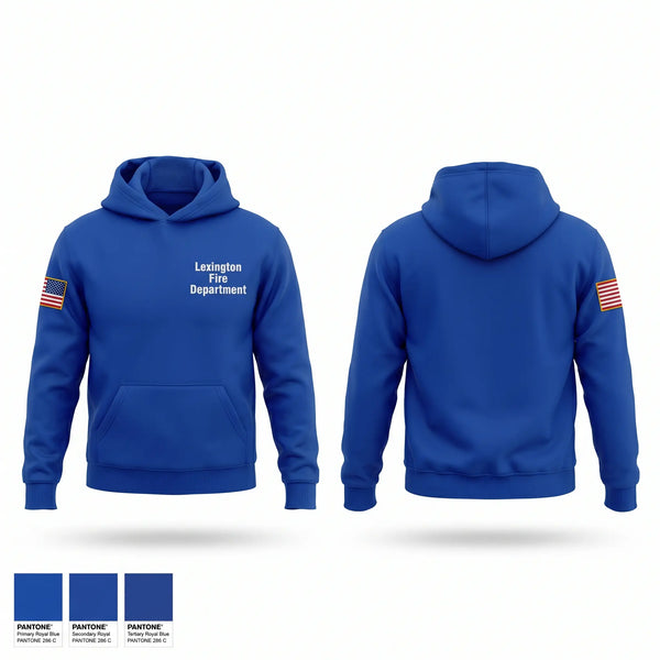 Hoodie, Lexington Fire Department, Fire Department, Teamtime, Team time, sublimation, custom sports apparel, team uniforms, spirit wear, spiritwear, sports uniforms, custom shirts, team store, custom team store, fundraiser sports, apparel fundraiser