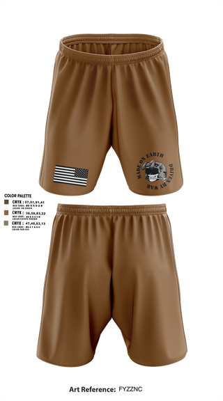 Athletic Shorts With Pockets, B/4-3 Assault Helicopter Battalion, , Teamtime, Team time, sublimation, custom sports apparel, team uniforms, spirit wear, spiritwear, sports uniforms, custom shirts, team store, custom team store, fundraiser sports, apparel fundraiser