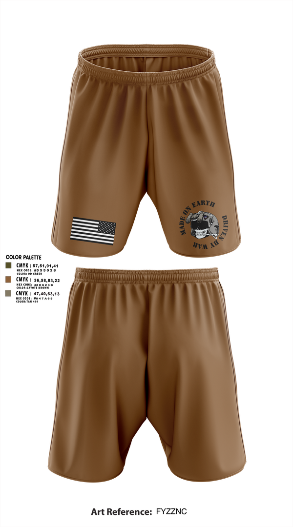 Athletic Shorts With Pockets, B/4-3 Assault Helicopter Battalion, , Teamtime, Team time, sublimation, custom sports apparel, team uniforms, spirit wear, spiritwear, sports uniforms, custom shirts, team store, custom team store, fundraiser sports, apparel fundraiser