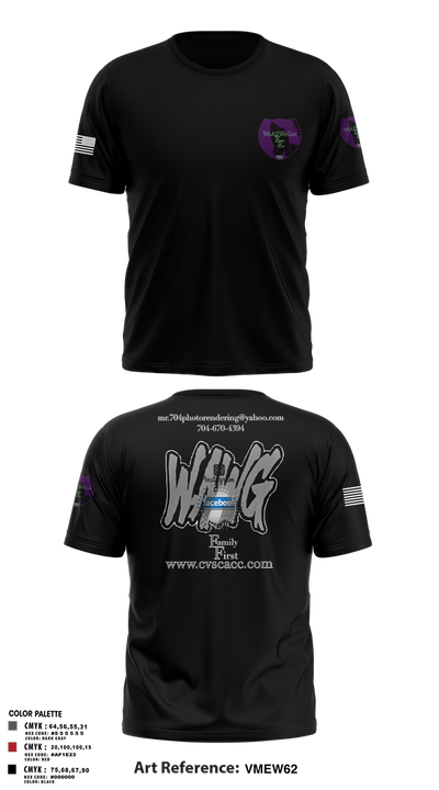 WeAllWeGot~Family First 22026589 Short Sleeve Performance Shirt - 28