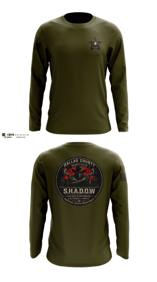 Long Sleeve Performance Shirt, SHADOW, Police, Teamtime, Team time, sublimation, custom sports apparel, team uniforms, spirit wear, spiritwear, sports uniforms, custom shirts, team store, custom team store, fundraiser sports, apparel fundraiser