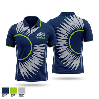 Short Sleeve Performance Polo, Chilliwack Hawks, Men's Lacrosse, Teamtime, Team time, sublimation, custom sports apparel, team uniforms, spirit wear, spiritwear, sports uniforms, custom shirts, team store, custom team store, fundraiser sports, apparel fundraiser