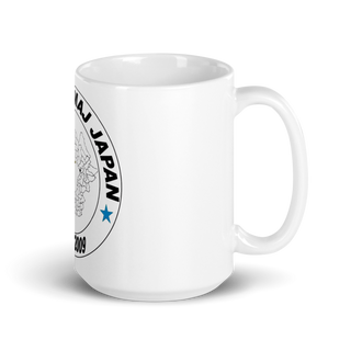 पर्वत समाज जापान 83046533 White Glossy Mug - Small