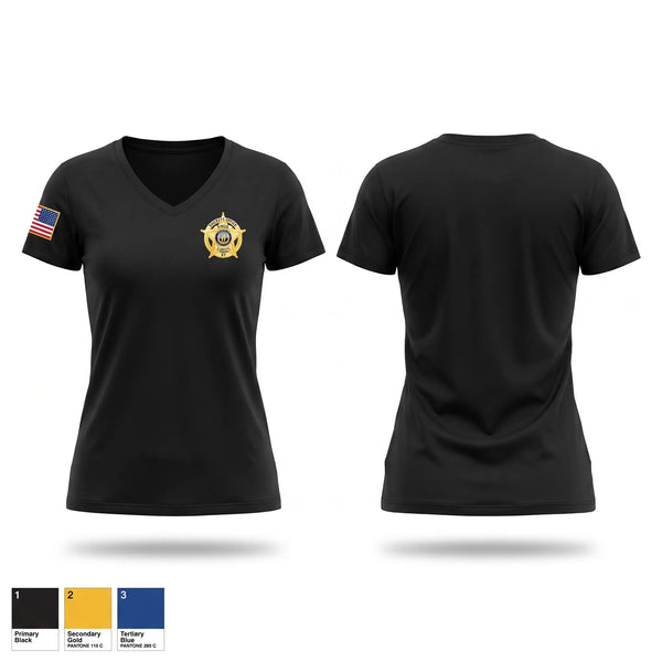 Womens Short Sleeve Vneck Shirt, Knox County Sheriffs Office, Police, Teamtime, Team time, sublimation, custom sports apparel, team uniforms, spirit wear, spiritwear, sports uniforms, custom shirts, team store, custom team store, fundraiser sports, apparel fundraiser