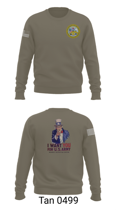 US Army I Want You 76454793 Crew Neck Sweatshirt - 65