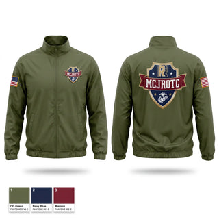 Windbreaker, Rockwall MCJROTC, Marines, Teamtime, Team time, sublimation, custom sports apparel, team uniforms, spirit wear, spiritwear, sports uniforms, custom shirts, team store, custom team store, fundraiser sports, apparel fundraiser