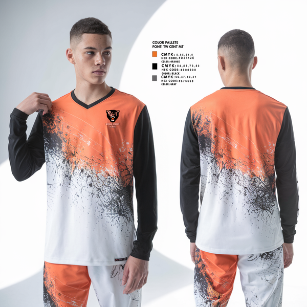 Womens Long Sleeve Vneck Shirt, Second Street School, Spirit Store, Teamtime, Team time, sublimation, custom sports apparel, team uniforms, spirit wear, spiritwear, sports uniforms, custom shirts, team store, custom team store, fundraiser sports, apparel fundraiser