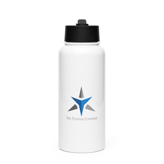 Star Painting & Services LLC 87735817 Stainless Steel Water Bottle with a Straw Lid