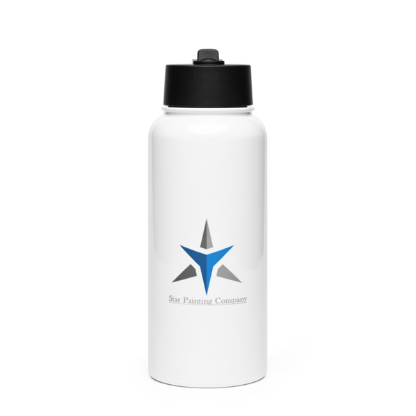 Star Painting & Services LLC 87735817 Stainless Steel Water Bottle with a Straw Lid