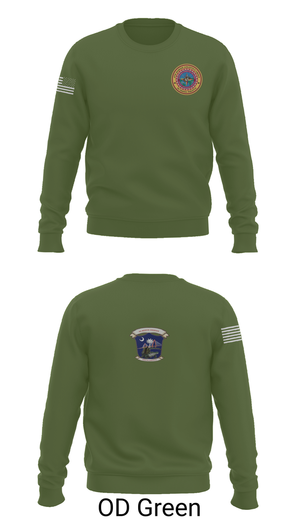 Crew Neck Sweatshirt, 4th Medical Logistics, Marines, Teamtime, Team time, sublimation, custom sports apparel, team uniforms, spirit wear, spiritwear, sports uniforms, custom shirts, team store, custom team store, fundraiser sports, apparel fundraiser