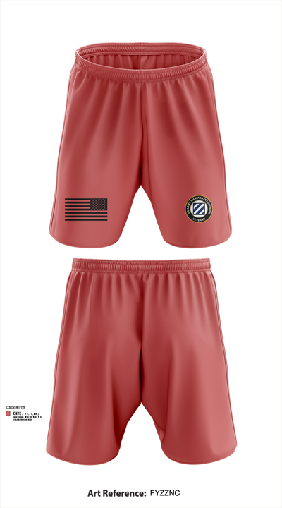 3rd Infantry Division 78750941 Athletic Shorts With Pockets - 102