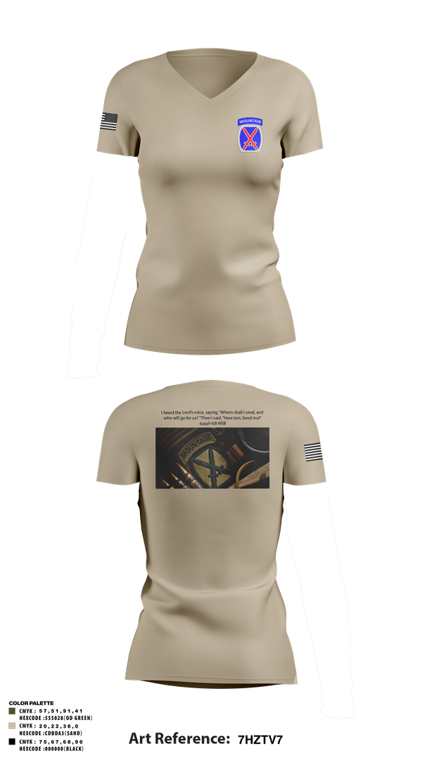 Womens Short Sleeve Vneck Shirt, CHO, Army, Teamtime, Team time, sublimation, custom sports apparel, team uniforms, spirit wear, spiritwear, sports uniforms, custom shirts, team store, custom team store, fundraiser sports, apparel fundraiser