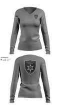 Fayette County Sheriff WV 38752837 Women's Long Sleeve V-neck Shirt - 23