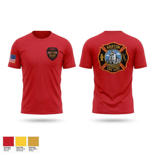 Short Sleeve Performance Shirt, Barton Vol. Fire Dept., Fire Department, Teamtime, Team time, sublimation, custom sports apparel, team uniforms, spirit wear, spiritwear, sports uniforms, custom shirts, team store, custom team store, fundraiser sports, apparel fundraiser