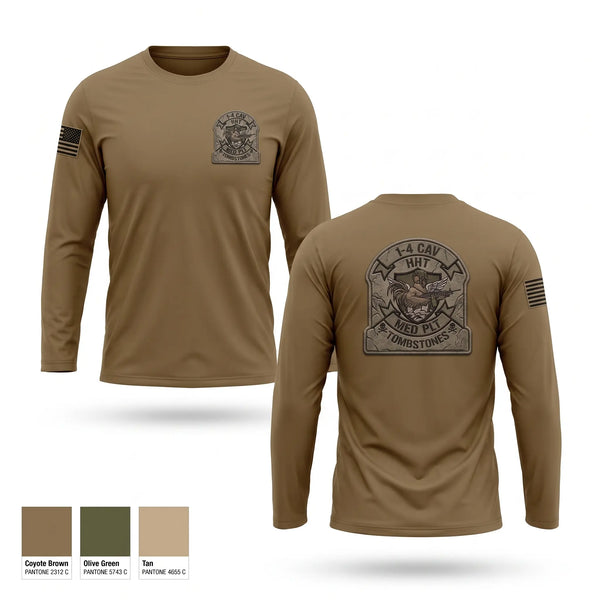 Long Sleeve Performance Shirt, 1-4 CAV, Army, Teamtime, Team time, sublimation, custom sports apparel, team uniforms, spirit wear, spiritwear, sports uniforms, custom shirts, team store, custom team store, fundraiser sports, apparel fundraiser