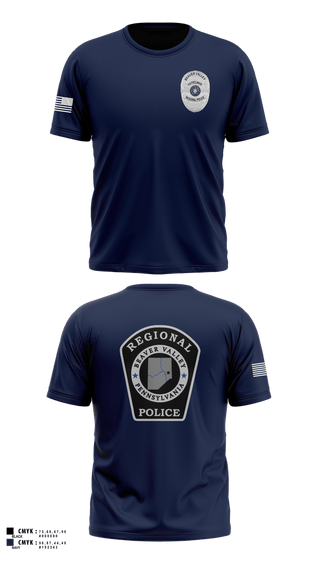 Old School Cotton Feel Shirt, Beaver Valley Regional Police Department, Police, Teamtime, Team time, sublimation, custom sports apparel, team uniforms, spirit wear, spiritwear, sports uniforms, custom shirts, team store, custom team store, fundraiser sports, apparel fundraiser