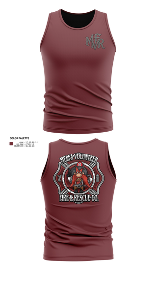 Tank Top, Melfa Vol. Fire & Rescue Co. Inc, Fire Department, Teamtime, Team time, sublimation, custom sports apparel, team uniforms, spirit wear, spiritwear, sports uniforms, custom shirts, team store, custom team store, fundraiser sports, apparel fundraiser