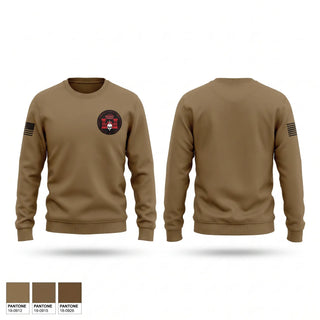 Crew Neck Sweatshirt, Forward support company 107 engineer battalion, National Guard, Teamtime, Team time, sublimation, custom sports apparel, team uniforms, spirit wear, spiritwear, sports uniforms, custom shirts, team store, custom team store, fundraiser sports, apparel fundraiser