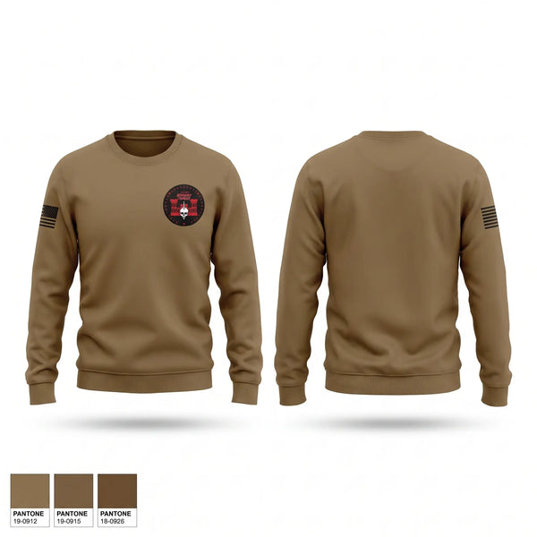 Crew Neck Sweatshirt, Forward support company 107 engineer battalion, National Guard, Teamtime, Team time, sublimation, custom sports apparel, team uniforms, spirit wear, spiritwear, sports uniforms, custom shirts, team store, custom team store, fundraiser sports, apparel fundraiser