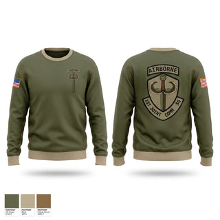 Crew Neck Sweatshirt, JCSE, Army, Teamtime, Team time, sublimation, custom sports apparel, team uniforms, spirit wear, spiritwear, sports uniforms, custom shirts, team store, custom team store, fundraiser sports, apparel fundraiser