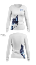 Clarksburg High School 73944874 Women's Long Sleeve V-neck Shirt - 22