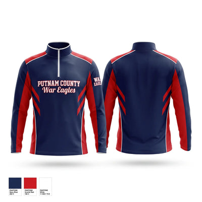 PUTNAM COUNTY War Eagles Quarter Zip Jacket - 1