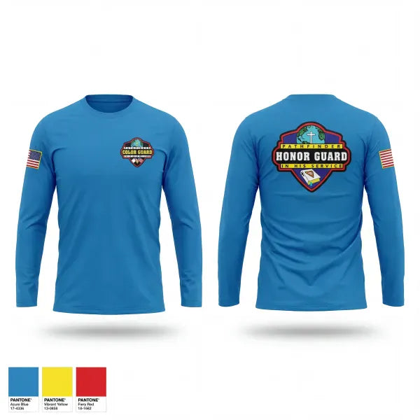 Long Sleeve Performance Shirt, Honor Guard, Women's Lacrosse, Teamtime, Team time, sublimation, custom sports apparel, team uniforms, spirit wear, spiritwear, sports uniforms, custom shirts, team store, custom team store, fundraiser sports, apparel fundraiser