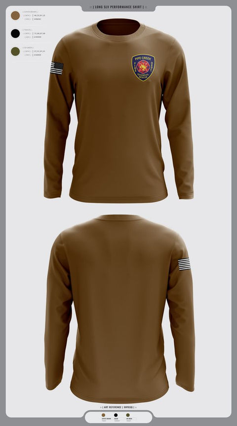 Long Sleeve Performance Shirt, PCFD, , Teamtime, Team time, sublimation, custom sports apparel, team uniforms, spirit wear, spiritwear, sports uniforms, custom shirts, team store, custom team store, fundraiser sports, apparel fundraiser