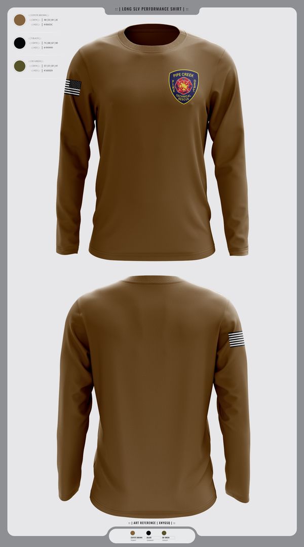 Long Sleeve Performance Shirt, PCFD, , Teamtime, Team time, sublimation, custom sports apparel, team uniforms, spirit wear, spiritwear, sports uniforms, custom shirts, team store, custom team store, fundraiser sports, apparel fundraiser