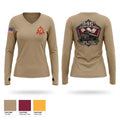 946th TC Women's Long Sleeve V-neck Shirt - 1