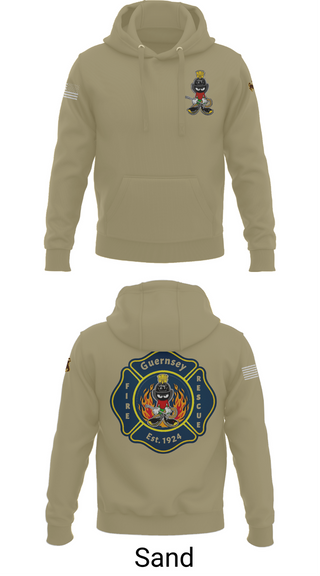 Hoodie, Guernsey Fire & Rescue, , Teamtime, Team time, sublimation, custom sports apparel, team uniforms, spirit wear, spiritwear, sports uniforms, custom shirts, team store, custom team store, fundraiser sports, apparel fundraiser