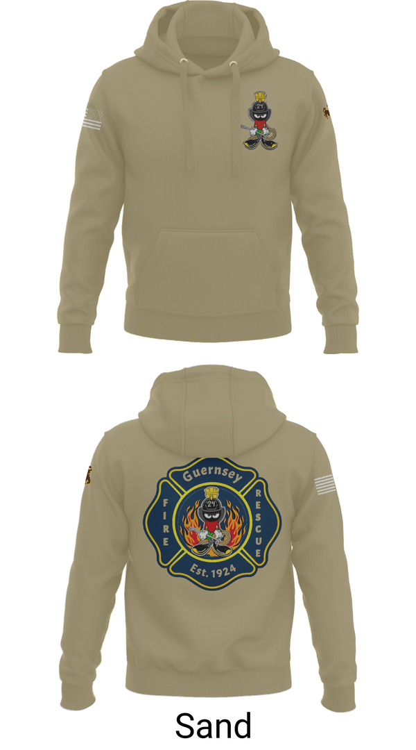 Hoodie, Guernsey Fire & Rescue, , Teamtime, Team time, sublimation, custom sports apparel, team uniforms, spirit wear, spiritwear, sports uniforms, custom shirts, team store, custom team store, fundraiser sports, apparel fundraiser