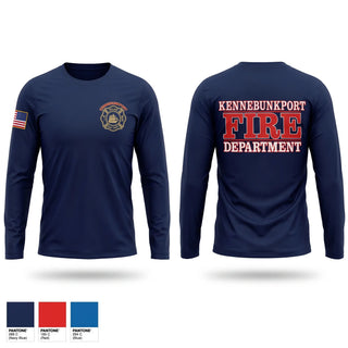 Long Sleeve Performance Shirt, Kennebunkport Fire Department, Fire Department, Teamtime, Team time, sublimation, custom sports apparel, team uniforms, spirit wear, spiritwear, sports uniforms, custom shirts, team store, custom team store, fundraiser sports, apparel fundraiser