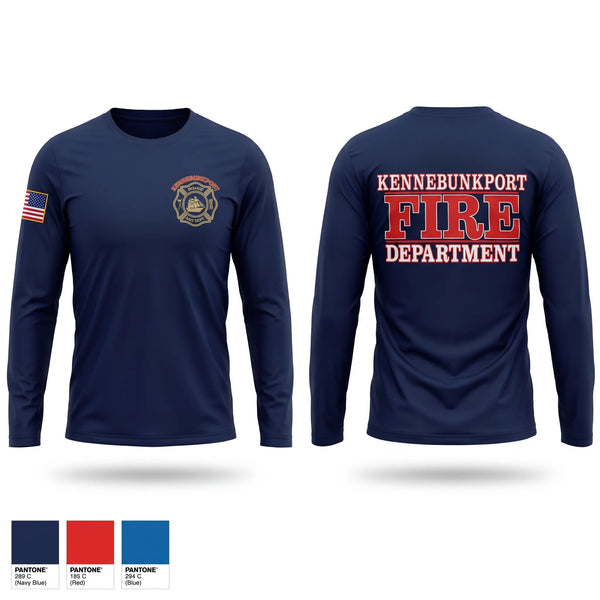 Long Sleeve Performance Shirt, Kennebunkport Fire Department, Fire Department, Teamtime, Team time, sublimation, custom sports apparel, team uniforms, spirit wear, spiritwear, sports uniforms, custom shirts, team store, custom team store, fundraiser sports, apparel fundraiser