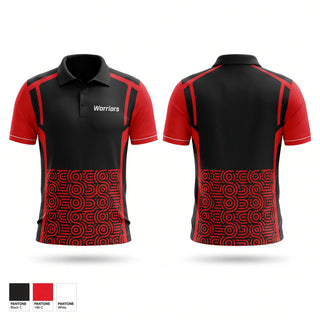 Short Sleeve Performance Polo, Warriors, Swimming, Teamtime, Team time, sublimation, custom sports apparel, team uniforms, spirit wear, spiritwear, sports uniforms, custom shirts, team store, custom team store, fundraiser sports, apparel fundraiser