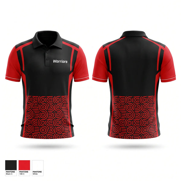 Short Sleeve Performance Polo, Warriors, Swimming, Teamtime, Team time, sublimation, custom sports apparel, team uniforms, spirit wear, spiritwear, sports uniforms, custom shirts, team store, custom team store, fundraiser sports, apparel fundraiser