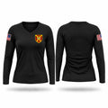 1916 support brigade Women's Long Sleeve V-neck Shirt - 1