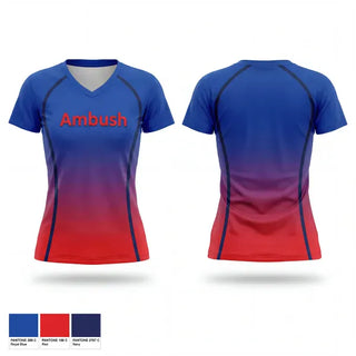 Womens Short Sleeve Vneck Shirt, Ambush, Baseball, Teamtime, Team time, sublimation, custom sports apparel, team uniforms, spirit wear, spiritwear, sports uniforms, custom shirts, team store, custom team store, fundraiser sports, apparel fundraiser