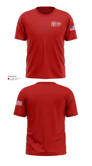 Old School Cotton Feel Shirt, Life Ride, EMS/EMT, Teamtime, Team time, sublimation, custom sports apparel, team uniforms, spirit wear, spiritwear, sports uniforms, custom shirts, team store, custom team store, fundraiser sports, apparel fundraiser