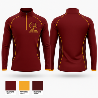 Quarter Zip Jacket, Forest Grove High School Swimming, Swimming, Teamtime, Team time, sublimation, custom sports apparel, team uniforms, spirit wear, spiritwear, sports uniforms, custom shirts, team store, custom team store, fundraiser sports, apparel fundraiser
