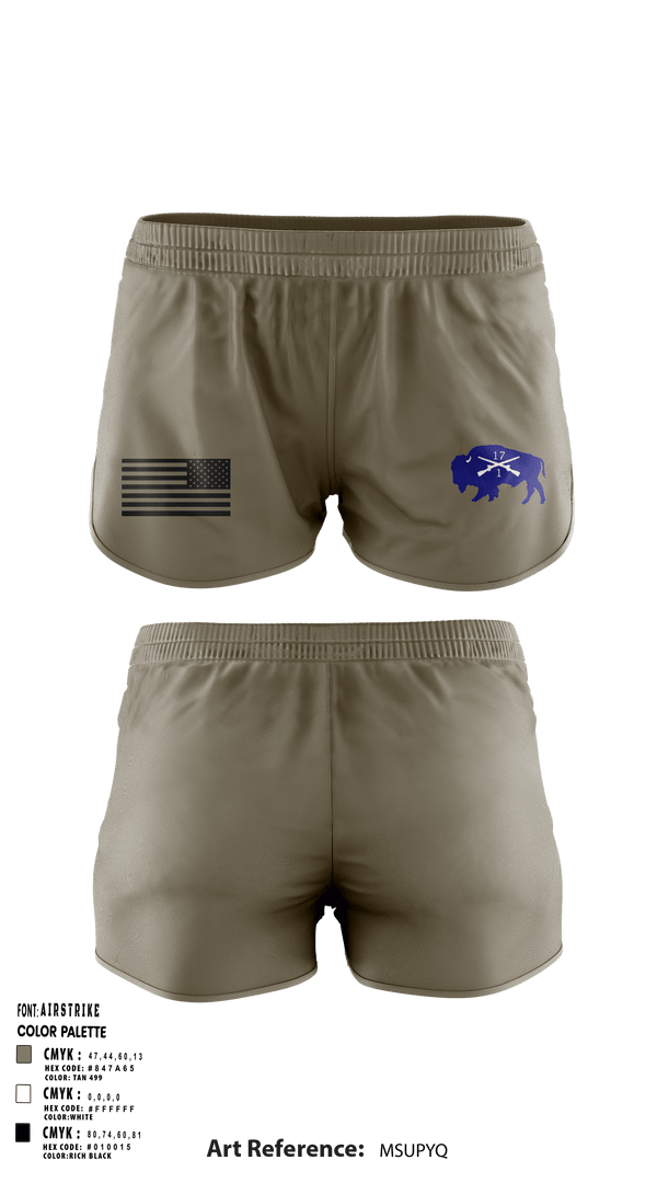 Ranger Panties, Battle company 1-17IN, Army, Teamtime, Team time, sublimation, custom sports apparel, team uniforms, spirit wear, spiritwear, sports uniforms, custom shirts, team store, custom team store, fundraiser sports, apparel fundraiser