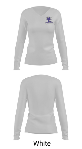 Women's Long Sleeve Vneck Shirt, Stuart W Cramer High School Volleyball, Women's Volleyball, Teamtime, Team time, sublimation, custom sports apparel, team uniforms, spirit wear, spiritwear, sports uniforms, custom shirts, team store, custom team store, fundraiser sports, apparel fundraiser